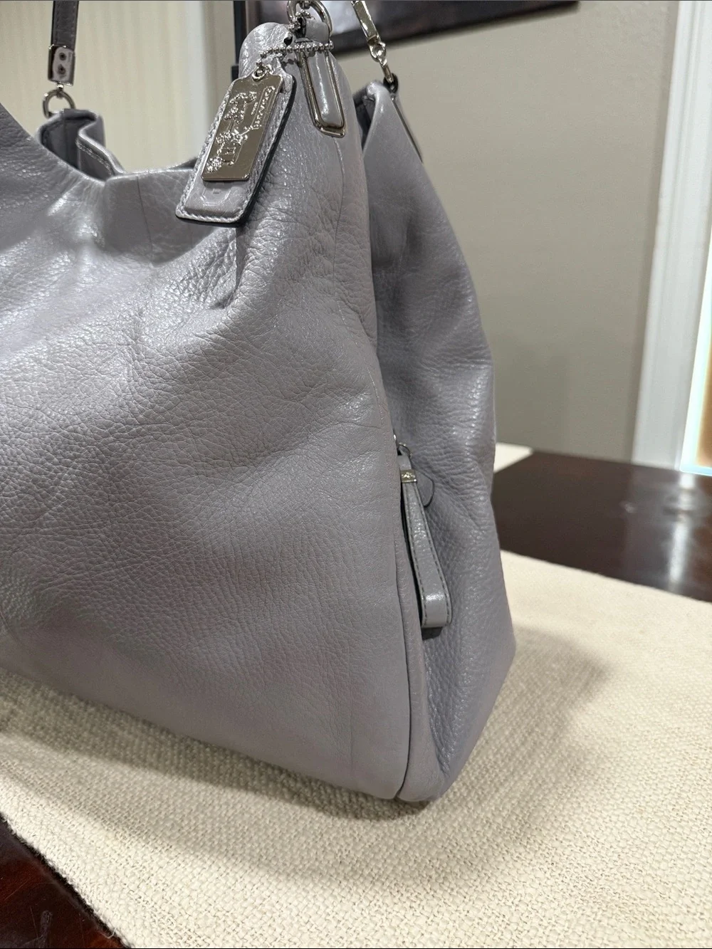 Coach soft pebbled